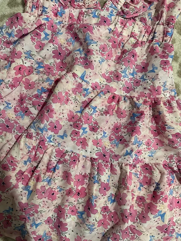 Floral ruffle dress Pink Size XS - Image 2