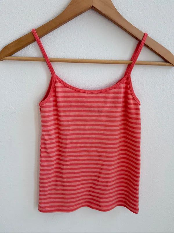 NWT John Galt Brandy Melville Pink Red Striped Tank Top - Image 5