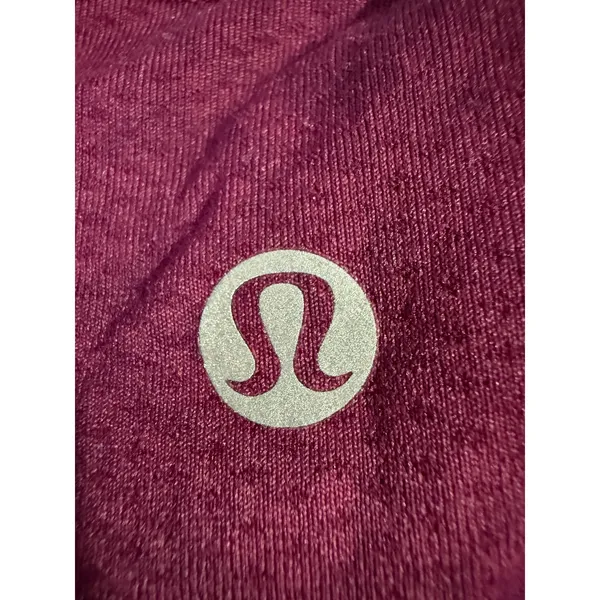 Lululemon‎ Ebb to Train Bra Size 8 Magenta Purple High Neck Racerback Sports Bra - Image 4