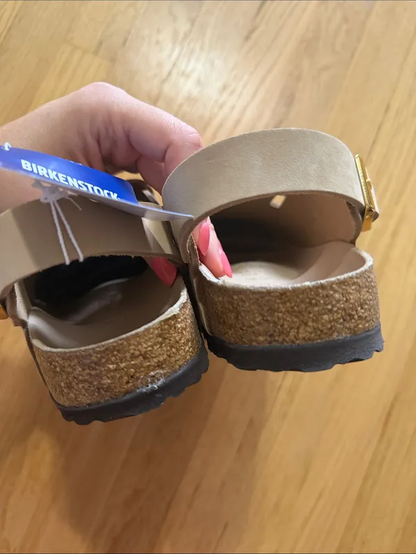 NWT Birkenstock Tokio Hex Clog in Sandcastle Sz 41 - Image 5