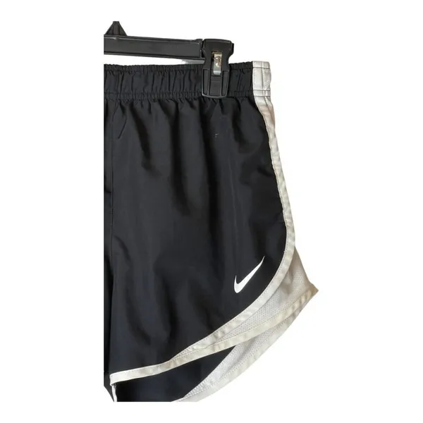 Nike Black And White Dri‎ Fit Inner Brief Running Athletic Shorts Size S - Image 4