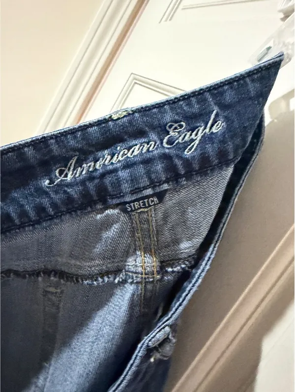 American Eagle Artist Women's Blue Denim Bootcut Jeans Size XL - Image 7