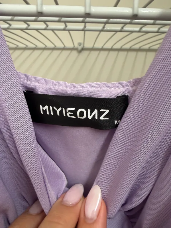 Amazon Purple Mini Dress - Image 2