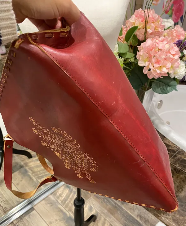 Roxy Quicksilver Leather Handbag Tote Purse - Image 7