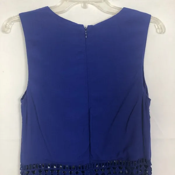 Nicole Miller Royal Blue Sleeveless Maxi Dress Size 4 - Image 9