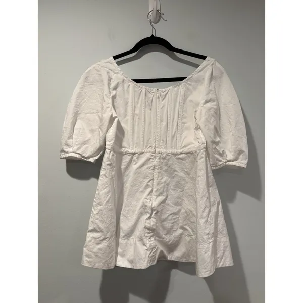 Tuckernuck Nealy Puff Sleeve Corset Top Small Boning Preppy Cottage Regency - Image 2
