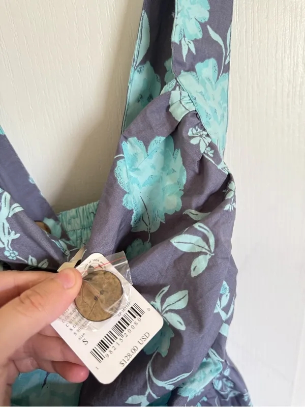 Free People NEW Meet Me In Maui Mini Dress - Image 6