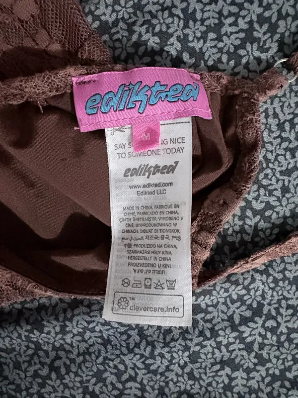 Edikted Brown Top lace  - Image 3
