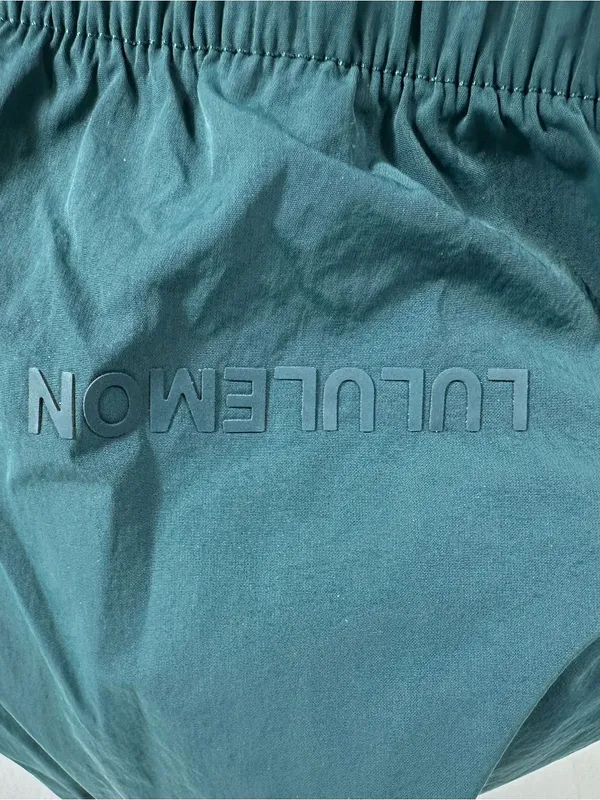 Lululemon Evergreen Cropped Full-Zip Hoodie Size 4 Green Jasper Wild‎ Indigo - Image 10