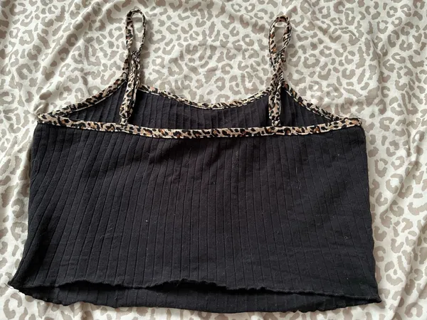 Shein Cheetah Print Crop Top Tank - Image 2