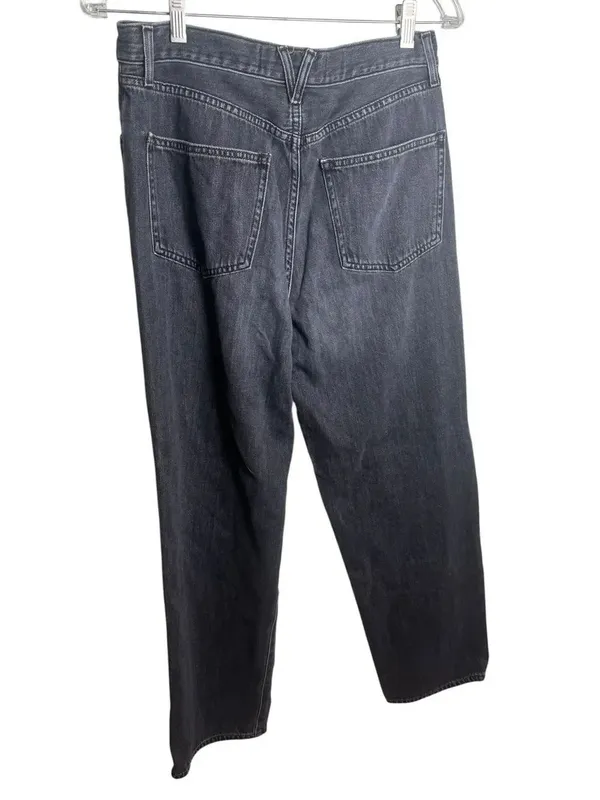 Veronica Beard Blake Classic Straight High Rise Washed Black 29 - Image 4