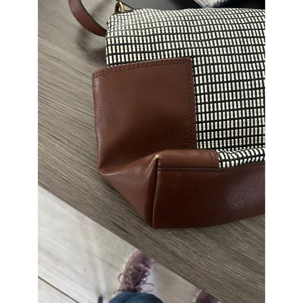 Fossil purse brown‎ black white - Image 8