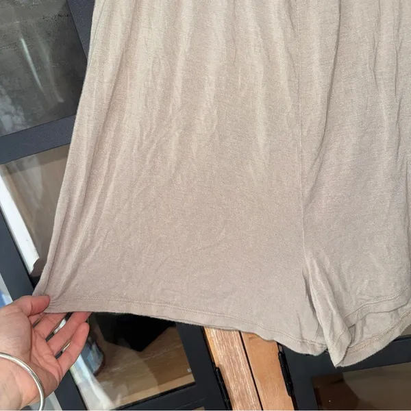 SKIMS taupe pajamas shorts high rise cooling pjs soft - Image 5