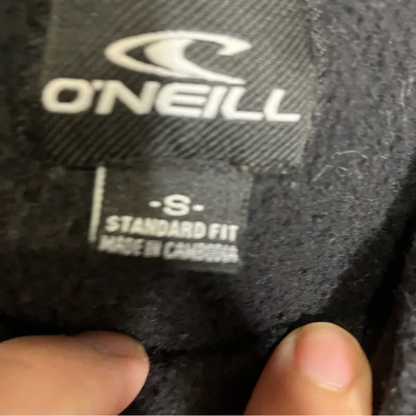O’Neill hoodie sweatshirt black blue size‎ small casual surf beach bum comfy - Image 3