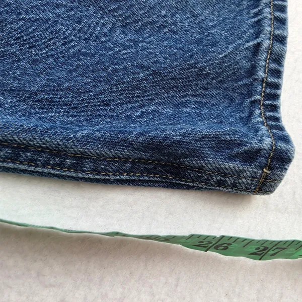 J. Crew 90s‎ Vintage Baggy Jeans Medium Wash Wide Leg Denim CL228 Womens 35 - Image 8