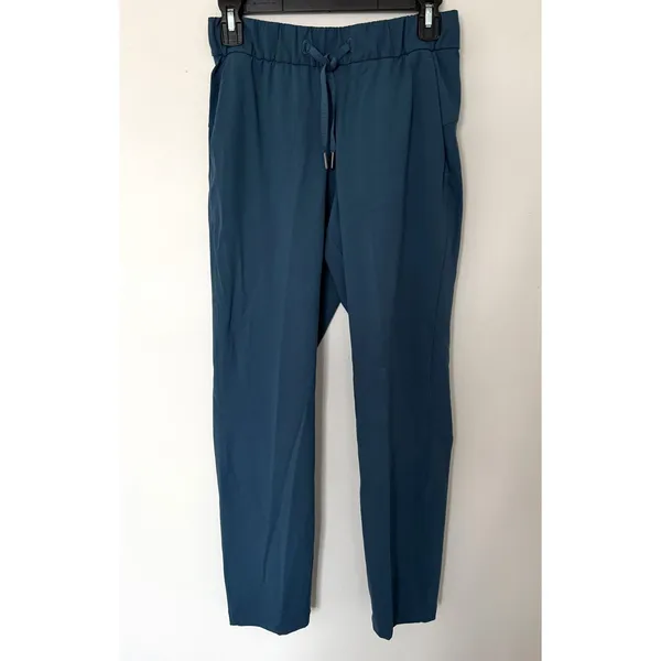 Lululemon On The Fly 7/8 Pant Blue Luxtreme 27" Travel Work Move Trousers Sz 4 - Image 2