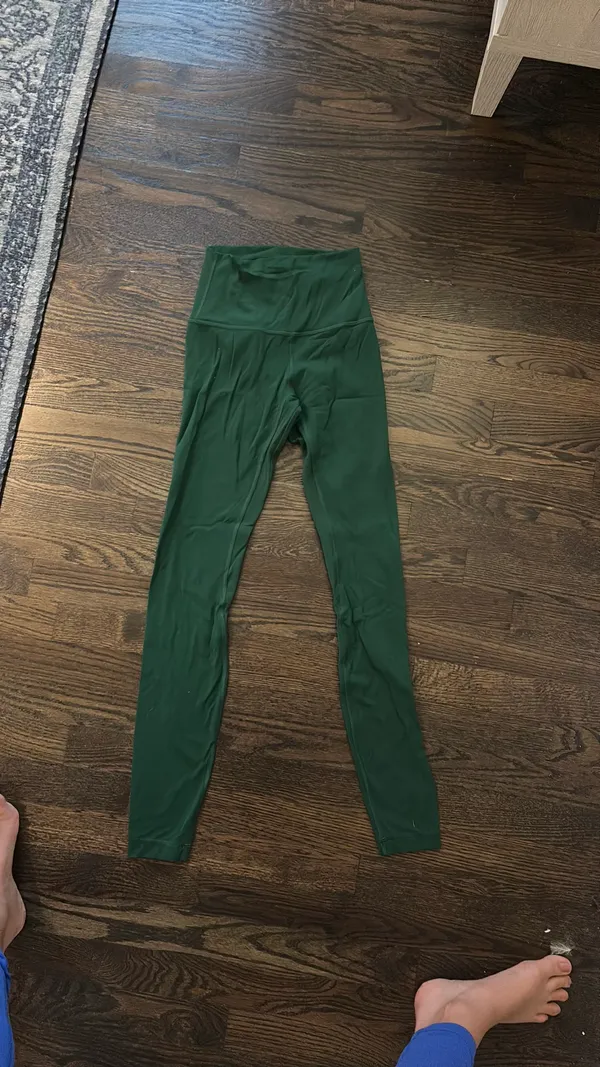Hunter Green Lululemon Leggings - Image 3