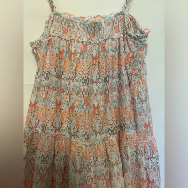 Anthropologie Saturday Sunday‎ Cynthia Tiered Dress Size Medium - Image 9