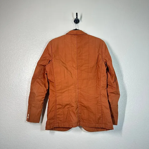 Vintage S Jacket Blazer quilted Levi's California vertical-stitched Barn Coat - Image 5