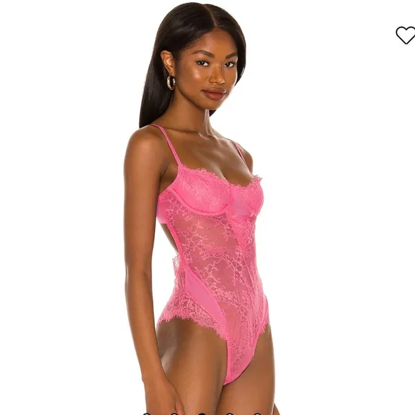 Lovers + Friends Ariella Bodysuit in Rose - Image 10