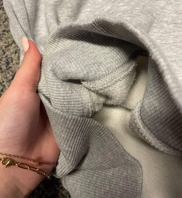 Grey Hoodie Gray Size M - Image 2