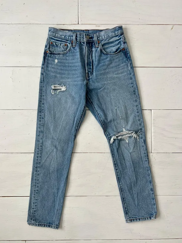 Levi’s 501s Skinny Jeans 26/28 - Image 5