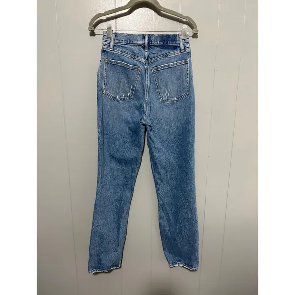 Abercrombie & Fitch Blue Curve Love The 90s Straight Ultra High Rise Jeans 27 - Image 3