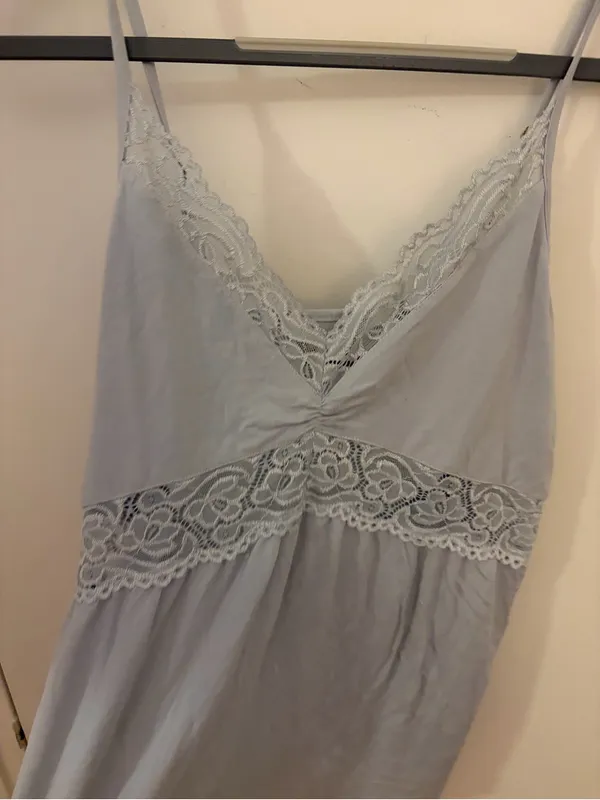 Daisy Fuentes Pale Blue Scoop Neck Cami - Image 3