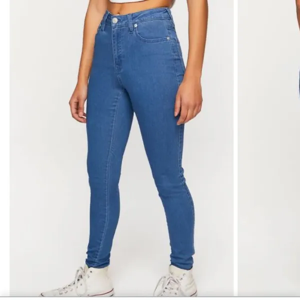 Forever 21 Blue High Rise Skinny Denim Jeans #Pk - Image 2