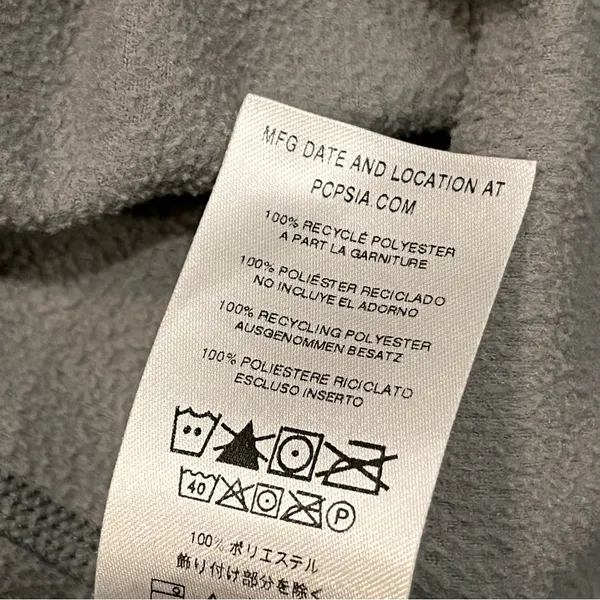 Patagonia Women’s Gray Micro D Quarter Zip Fleece Pullover size Medium - Image 8