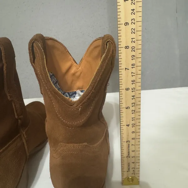 3266 | Dingo Tumbleweed DI561 Suede Western Boots Whiskey Brown Women 8M - Image 5