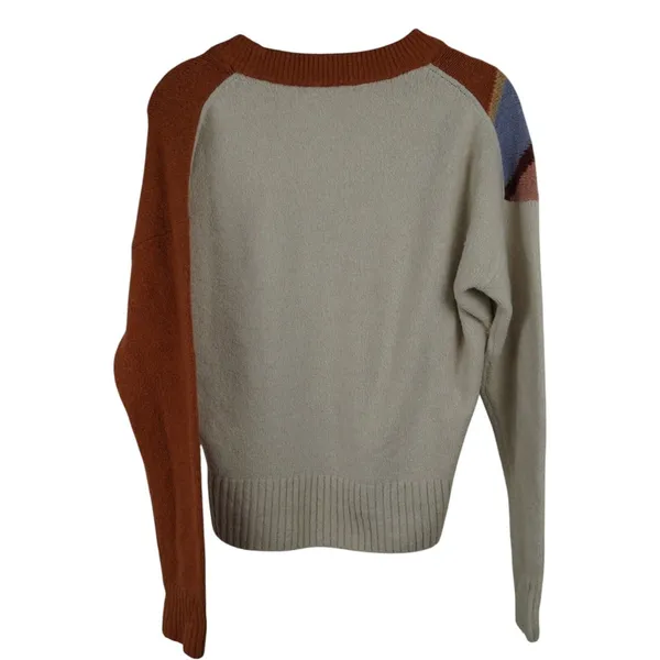 Madewell Striped Lyford Merino‎ Wool Pullover Sweater Size M - Image 6