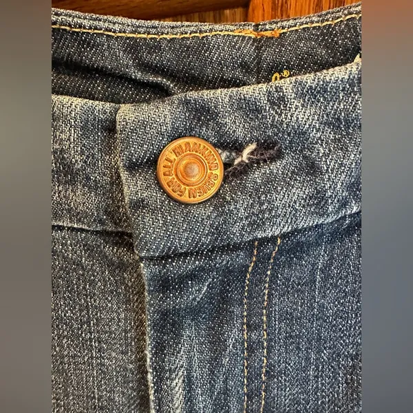 7 For All Mankind Jeans “A” Pocket Size 30 x 32 Stretch Flare Bootcut - Image 3