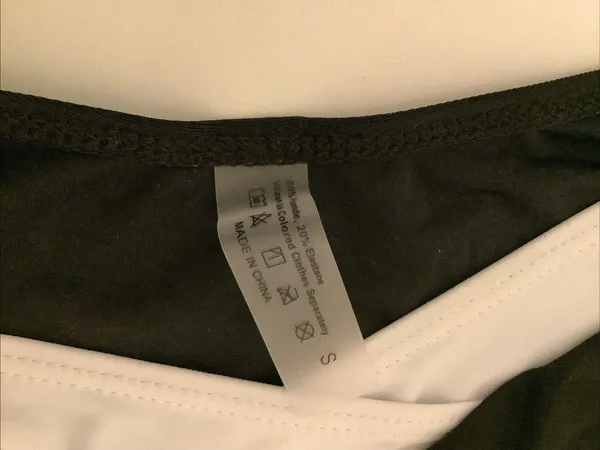 Soly Hux Size Small Black And White High Waist Bikini & Underwire Top New No Tag - Image 3