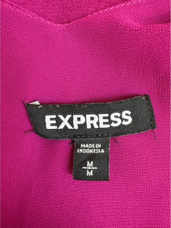 Express Women's Medium Purple Sleeveless V-Neck Camisole Top - Image 3