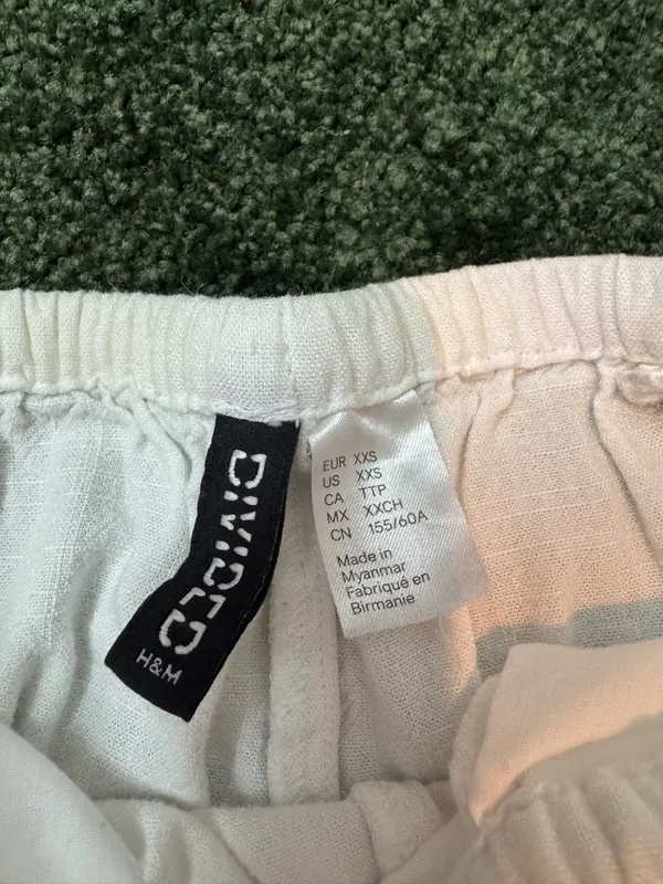 White H&M Pants  - Image 2