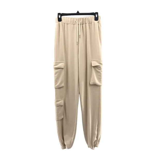 superdown Bethany‎ Cargo Sweatpant in Beige S - Image 4