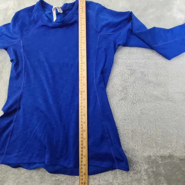 Under‎ Armour Sweater Womens Small Blue Coldgear Athletic Outdoor Gym Sweatshirt - Image 5