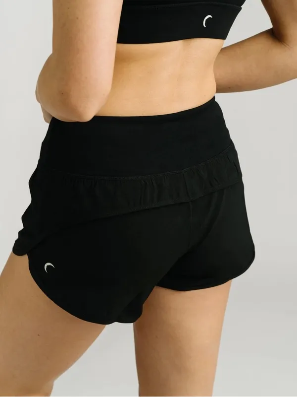 Zyia Active Black Trainer Shorts - M - Image 2