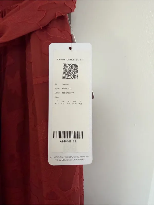 NWT Azazie Nathalia dress in Terracotta - Image 3