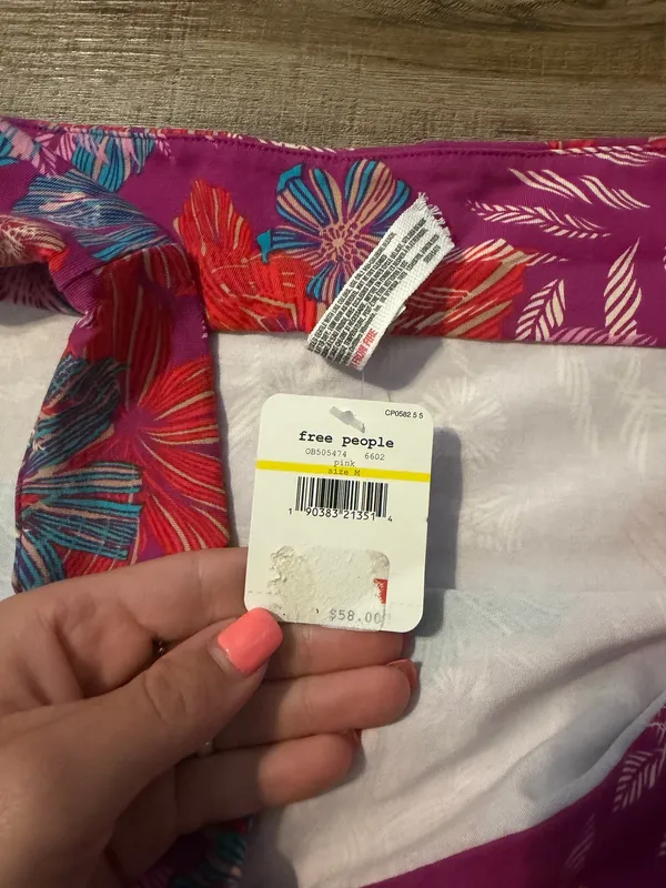 Free People Off-The-Shoulder Print Bodysuit - Image 5