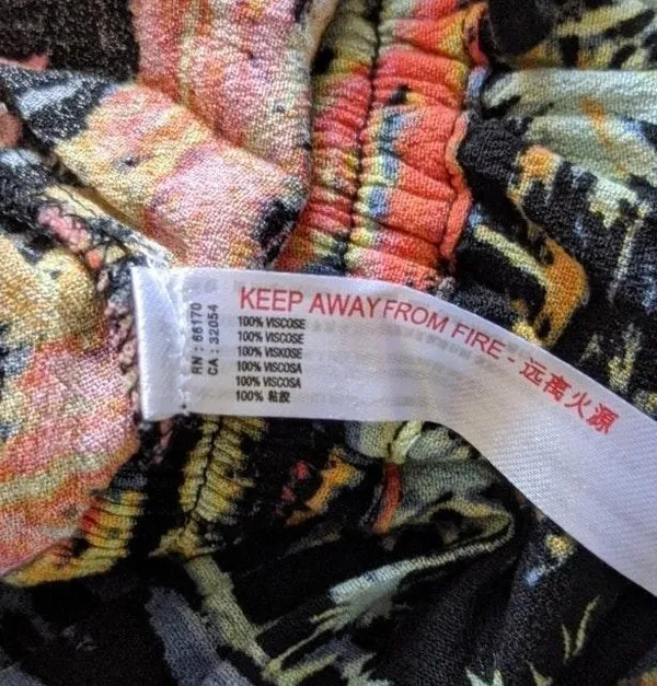 Free People Brand New Blue Lagoon Print Pants - Image 9