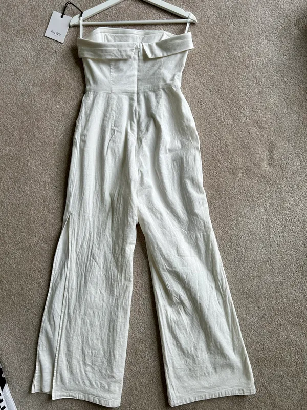 Runaway The Label Tahari Jumpsuit - White - Image 11