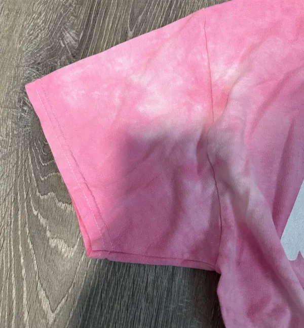 Barbie NWOT Pink Tye Due Crop Top Shirt Movie - Image 4