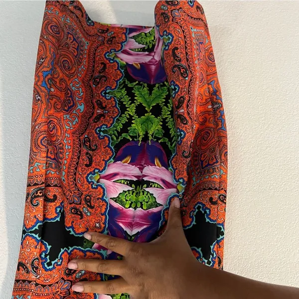 Revolve Clover Canyon Orchid Trip Neoprene Dress Sleeveless Mini Paisley‎ - Image 6