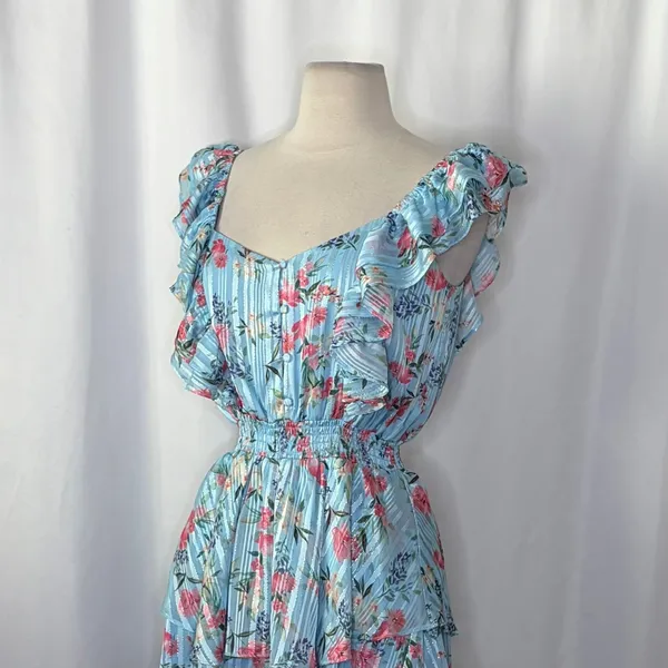 NWT!! Revolve YUMI KIM Eden Dress Floral Mulberry Angel Mini Party X-Small - Image 6