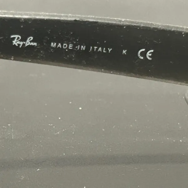 Ray-Ban Classic Black Frame is in Fair Shape. Finishing is off. - Image 8