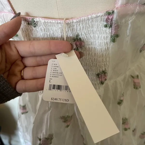 NWT For Love And Lemons Tasha Mini Dress - Image 6