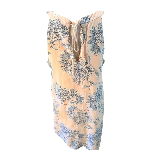 Le Lis Soft Pink with Blue and White Floral Pattern Summer Dress - Image 4