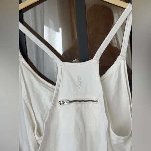 FP Movement Hot Shot mini dress skort white onesie - Image 9